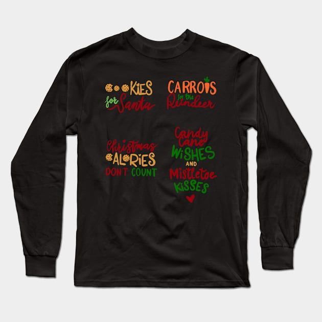 Christmas Cookies Long Sleeve T-Shirt by Iblue